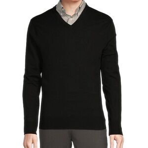 Men's Daniel Cremieux Signature Collection Brown V-Neck Sweater